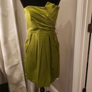Teeze Me Green Cocktail Dress HAS POCKETS